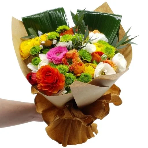 Ramo de flores marimonias importadas multicolor